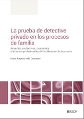 La prueba de detective privado en los procesos de familia