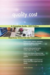 quality cost A Complete Guide - 2019 Edition