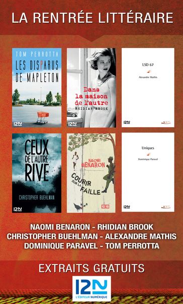 La rentrée littéraire de 12-21, l'éditeur numérique - Naomi Benaron - Rhidian Brook