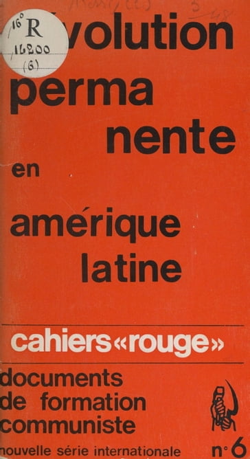 La révolution permanente en Amérique Latine - Carlos Rossi