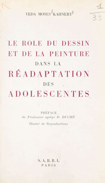 Le rôle du dessin et de la peinture dans la réadaptation des adolescentes - Veda Moses Kahnert