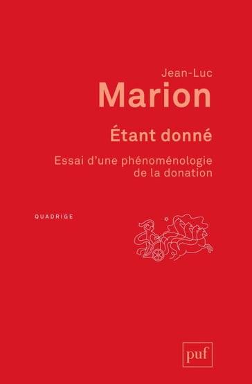 Étant donné - Jean-Luc Marion