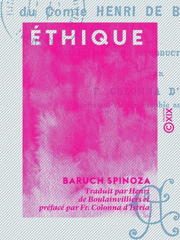 Éthique - Baruch Spinoza