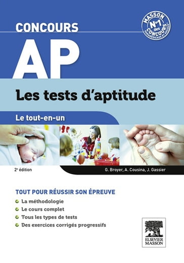 Le tout-en-un Concours AP Tests d'aptitude - Gérard Broyer - Agnès Cousina - Jacqueline Gassier